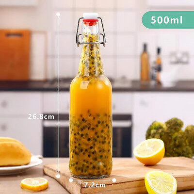 500ML卡扣玻（bō）璃瓶定製